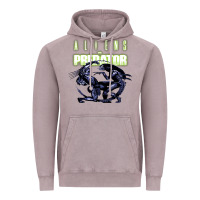 Vintage Zinc Predator Alien Vintage Hoodie - artisFamous
