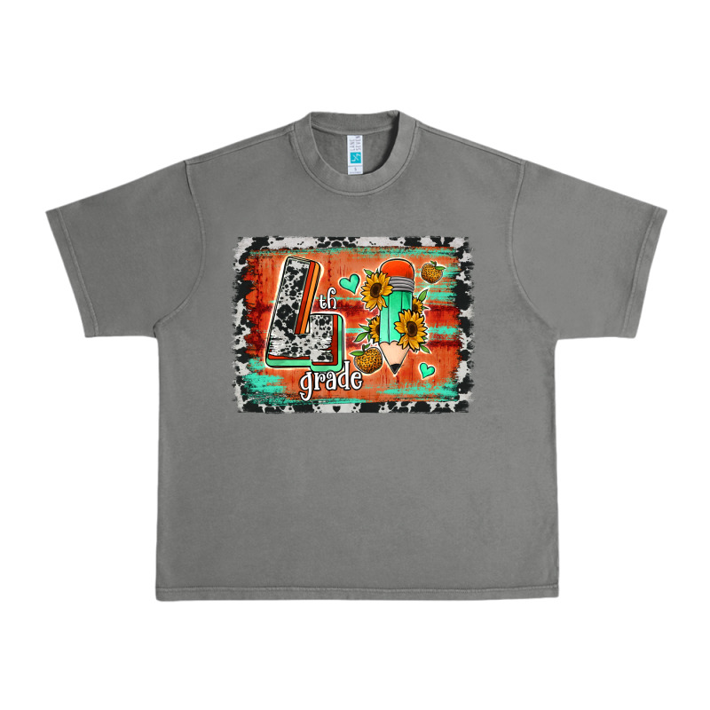 Western Back To School 4th Grade Urban Heavy Tee by Jasminsmagicworld | Teevron