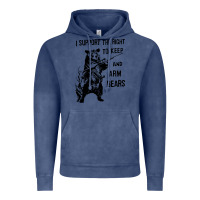 Vintage Denim bear arms 2nd amendment funny hunting Vintage Hoodie - artisFamous