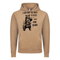 Vintage Coffee bear arms 2nd amendment funny hunting Vintage Hoodie - artisFamous