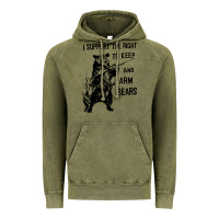 Vintage Olive bear arms 2nd amendment funny hunting Vintage Hoodie - artisFamous
