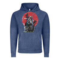 Vintage Denim Soul of Samurai Vintage Hoodie - artisFamous