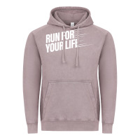 Vintage Zinc run for your life Vintage Hoodie - artisFamous