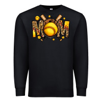 Black softball mom Premium Sweatshirt - Jasminsmagicworld