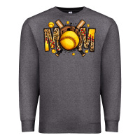 Charcoal Heather softball mom Premium Sweatshirt - Jasminsmagicworld