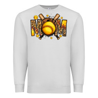 Dove Grey softball mom Premium Sweatshirt - Jasminsmagicworld