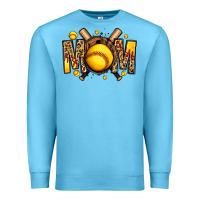 Ocean Blue softball mom Premium Sweatshirt - Jasminsmagicworld