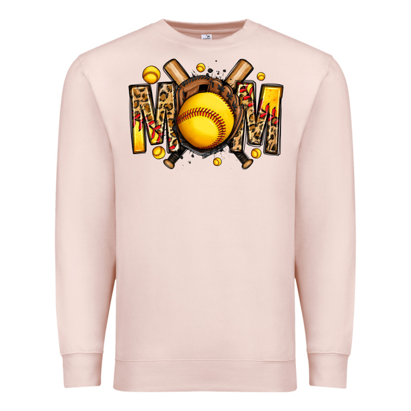 Softball Mom Premium Sweatshirt by Jasminsmagicworld | Teevron