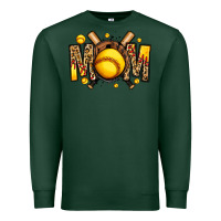 Sports Green softball mom Premium Sweatshirt - Jasminsmagicworld