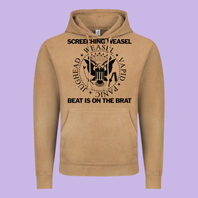 Screeching Weasel Beat Is On The Brat Vintage Hoodie Designed By Artisfamous