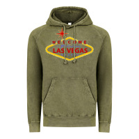 Vintage Olive Welcome to Fabulous Las Vegas Nevada Vintage Hoodie - artisFamous