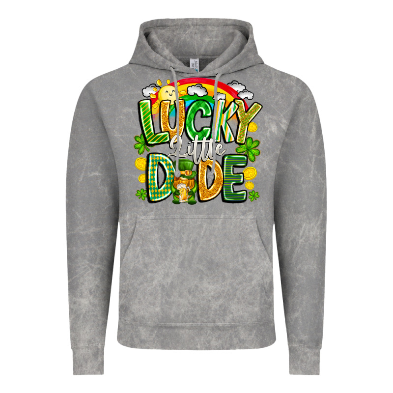 Lucky Little Dude Vintage Hoodie by CowhideDigitalArt | Teevron