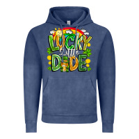 Vintage Denim Lucky Little Dude Vintage Hoodie - CowhideDigitalArt