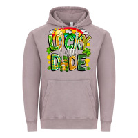 Vintage Zinc Lucky Little Dude Vintage Hoodie - CowhideDigitalArt