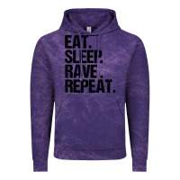 Cloud Purple eat sleep rave repeat Vintage Hoodie - artisFamous