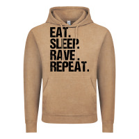 Eat Sleep Rave Repeat Vintage Hoodie | Teevron