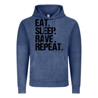 Vintage Denim eat sleep rave repeat Vintage Hoodie - artisFamous