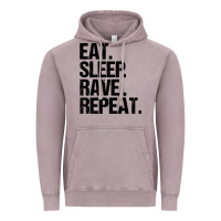 Vintage Zinc eat sleep rave repeat Vintage Hoodie - artisFamous