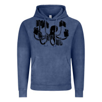 Vintage Denim Octopus Vintage Hoodie - artisFamous