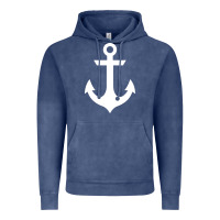 Vintage Denim preppy nautical anchor Vintage Hoodie - artisFamous