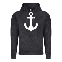 Vintage Black preppy nautical anchor Vintage Hoodie - artisFamous