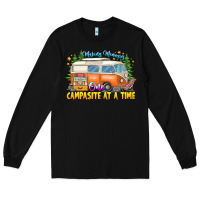 Black Making Memories Campsites Time Long Sleeve Tee - CowhideDigitalArt