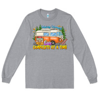 Heather Grey Making Memories Campsites Time Long Sleeve Tee - CowhideDigitalArt
