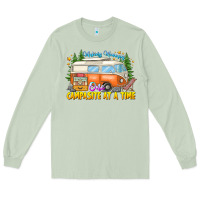 Matcha Making Memories Campsites Time Long Sleeve Tee - CowhideDigitalArt