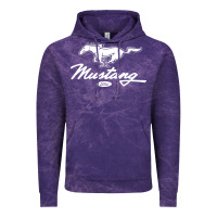 Cloud Purple mustang pony script Vintage Hoodie - artisFamous