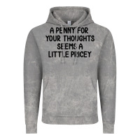 Cloud Rock funny, penny for your thoughts Vintage Hoodie - artisFamous
