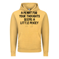 Vintage Mustard funny, penny for your thoughts Vintage Hoodie - artisFamous
