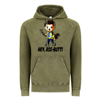 Vintage Olive hey, ass butt Vintage Hoodie - artisFamous