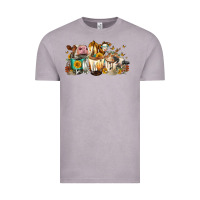 Vintage Zinc Cows and coffee Vintage Tee - FaDigitalArtStudio