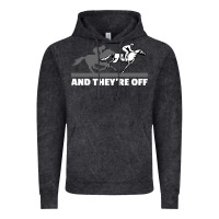 Vintage Black horse racing Vintage Hoodie - artisFamous