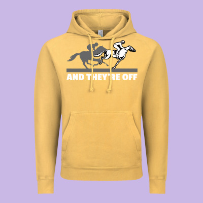 Horse Racing Vintage Hoodie Designed By Artisfamous