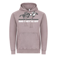 Vintage Zinc horse racing Vintage Hoodie - artisFamous