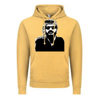 Vintage Mustard yasser arafat Vintage Hoodie - artisFamous