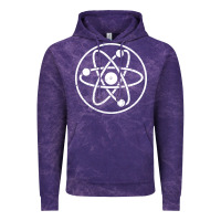 Cloud Purple Atomic Atom Symbol Vintage Hoodie - artisFamous