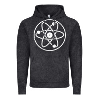 Vintage Black Atomic Atom Symbol Vintage Hoodie - artisFamous
