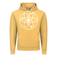 Vintage Mustard Atomic Atom Symbol Vintage Hoodie - artisFamous