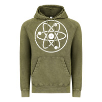 Vintage Olive Atomic Atom Symbol Vintage Hoodie - artisFamous