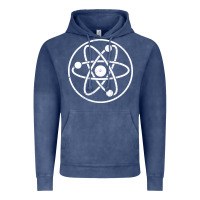 Vintage Denim Atomic Atom Symbol Vintage Hoodie - artisFamous