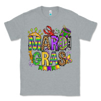 Heather Grey mardi gras olivia Classic Tee - OliviaCreatesArt