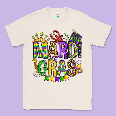 Mardi Gras Olivia Classic Tee Designed By Oliviacreatesart