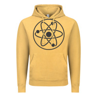 Vintage Mustard Atomic Atom Symbol Vintage Hoodie - artisFamous