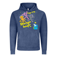 Vintage Denim Shonen Knife Free Time Vintage Hoodie - artisFamous