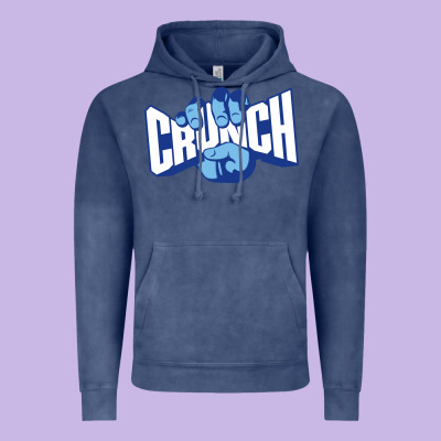 Crunch Vintage Hoodie Designed By Artisfamous