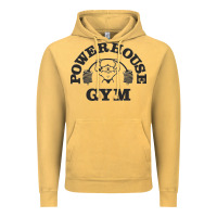Vintage Mustard power hause gym Vintage Hoodie - artisFamous