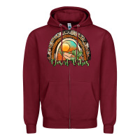 Burgundy desert vibes rainbow Zipper Hoodie - JahusDesignShop