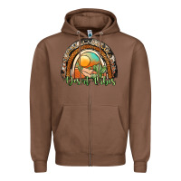 Chestnut desert vibes rainbow Zipper Hoodie - JahusDesignShop